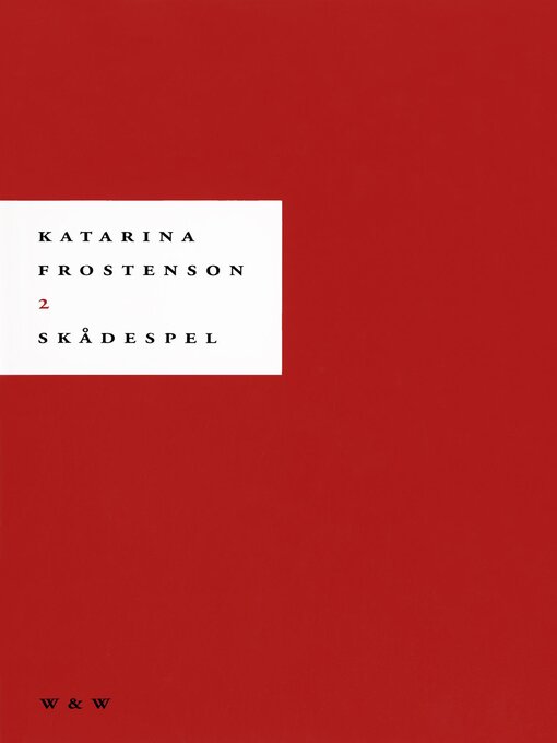 Titeldetaljer för Två skådespel. Traum ; Sal P av Katarina Frostenson - Tillgänglig